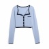 fashion hit color single-breasted slim temperament sweater NSAC36835