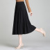 high waist loose pleated mid-length skirt  NSYZ37002