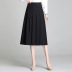 high-waist pleated mid-length skirt NSYZ37006
