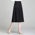high-waist pleated mid-length skirt NSYZ37006