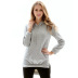 pullover hooded irregular sweatshirt NSJR36734