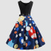 Colors Polka Dot Printed Sleeveless Dress NSJR36736
