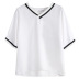 new plus size loose V-neck short-sleeved T-shirt  NSJR36743
