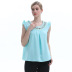 solid color loose ruffled top  NSJR36769