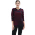 striped casual long-sleeved top NSJR36772