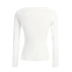 V-neck slim-fit knit Pure color bottoming knitted sweater  NSJR36790