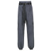 new fashion high waist belt gray casual overalls NSLQ37153