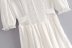 embroidery lace waist A-line skirt  NSAM37170