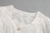 embroidered ruffled puff sleeve short shirt NSAM37185