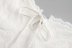puff sleeve lace-up slim dress  NSAM37187