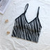 fashion print V-neck sling vest NSLD37200