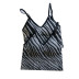 fashion print V-neck sling vest NSLD37200