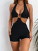 Sexy Big Steel Ring One-Piece Swimsuit NSDA37298