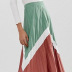 stitching high waist skirt  NSXS37324