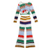 fashion striped clothes set NSXS37384
