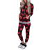 love heart printing long-sleeved hooded clothes set NSZH37420