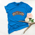letter printing short-sleeved pure cotton T-shirt  NSSN37471