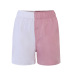color matching casual simple shorts NSXE37651