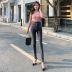 high-waisted slim trousers  NSDT37677