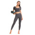quick-drying hip-lifting short-sleeved yoga suit  NSDS37680