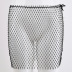fishing nets diamond-studded see-through skirt  NSFD37697