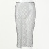 fishing nets diamond-studded perspective skirt  NSFD37721