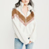 casual long-sleeved zipper fleece sweatshirt NSGE37795