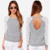 long-sleeved lace stitching round neck sweatshirt NSGE37826