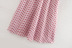 sling polka dot printed chiffon dress NSGE37832