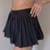 solid color leisure pleated skirt NSLQ37957