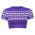knit short-sleeved shirt  NSLQ37956