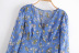 floral slim long-sleeved blouse top NSAM37975