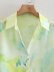 spring tie-dye draped lapel blouse  NSAM38024