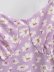 retro floral slim sling dress NSAM38041