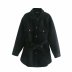 fashion loose with belt shirt jacket  NSAM38042