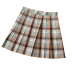 high waist fashion contrast color plaid skirt NSLD38071