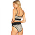 sexy leopard point high waist split bikini  NSHL38175
