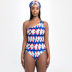 one-shoulder one-piece swimsuit NSHL38184