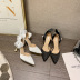 high heel rhinestone bow shoes NSCA38233