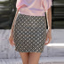 new Slim glitter high waist A-line skirt  NSSA34575