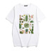 spring and summer new cactus letter printed t-shirt NSJS34601