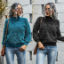 new high neck bright silk knit sweater  NSMY34763