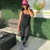 fashion hip-lifting sexy backless sports jumpsuit  NSXE34774