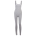 fashion hip-lifting sexy backless sports jumpsuit  NSXE34774