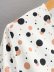 new V-neck short sleeve polka dot printed dress  NSAM34785