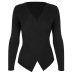 new fashion casual V-neck cross-type long-sleeved irregular sweater  NSMY34819