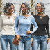 fashion casual long-sleeved knit sweater  NSMY34830