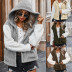 color matching hooded jacket  NSDY34857