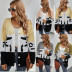 winter new contrast cardigan sweater jacket  NSDY34881