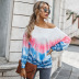 color matching tie-dye T-shirt  NSDY34899